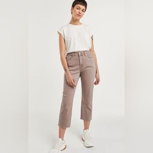 NWT Plus Size Petite Trendy Casual High-Rise Straight Leg Cropped Jeans